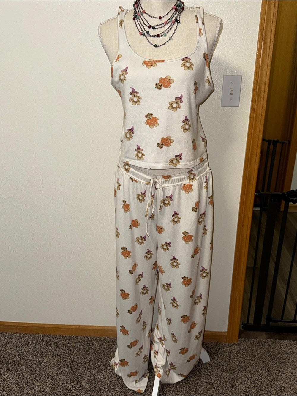American Eagle Halloween Teddy Bear Jammy size XL